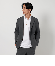 ミクスチャーナイロン コンフォート ジャケット ‐ヨコストレッチ・撥水機能・セットアップ対応‐