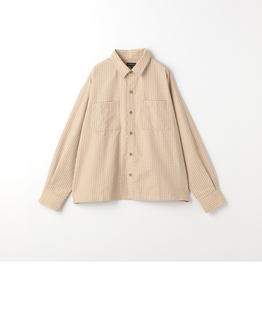 チェック ボックス シャツ / キッズ 140cm-160cm