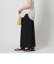 ギャザーフレア ロングスカート