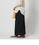 ギャザーフレア ロングスカート
