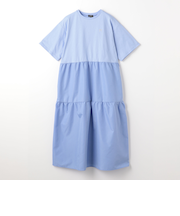 ティアード 切り替え ワンピース / キッズ  140cm-160cm