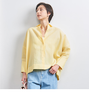 リネン ドルマン シャツ