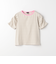 ボーダー ギャザースリーブ Tシャツ / キッズ  100cm-160cm