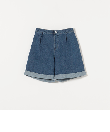 デニム タック キュロットパンツ / キッズ  100cm-160cm