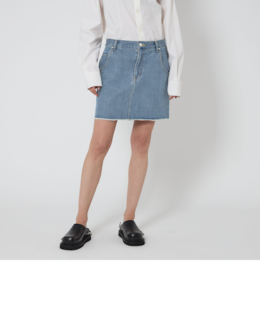 <ASTRAET>5ポケット デニム ミニスカート