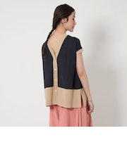 ミニマル 2WAY ニットベスト