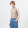 ＜ASTRAET＞コットン ハイネック ノースリーブカットソー