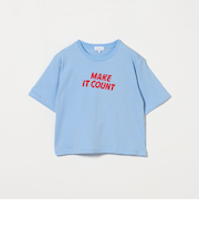 幾何学 総柄プリント Tシャツ / キッズ  100cm-130cm