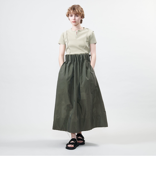 <ASTRAET> タック 2WAY ロングスカート