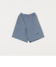 チェック ビッグポケット ショートパンツ / キッズ  100cm-130cm