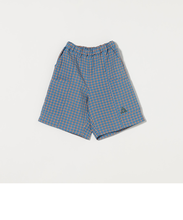 チェック ビッグポケット ショートパンツ / キッズ  100cm-130cm