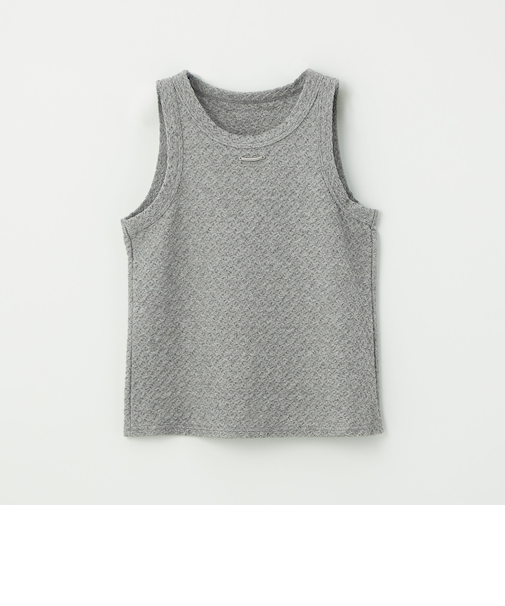 <EMMEL REFINES>EM シャーリング ジャカード タンクトップ