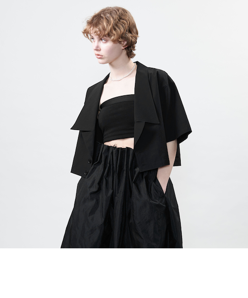 ＜ASTRAET＞ラペル ショートスリーブシャツ