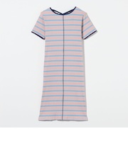 カット マルチボーダーTシャツ ワンピース  / キッズ  100cm-130cm