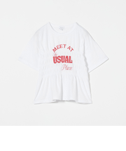 シャーリングプリント Tシャツ / キッズ  140cm-160cm