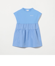 天竺×布帛 プリント ワンピース / キッズ  100cm-130cm