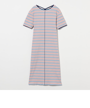 カット マルチボーダーTシャツ ワンピース  / キッズ  140cm-160cm