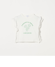 フラワー プリントTシャツ / キッズ  100cm-130cm