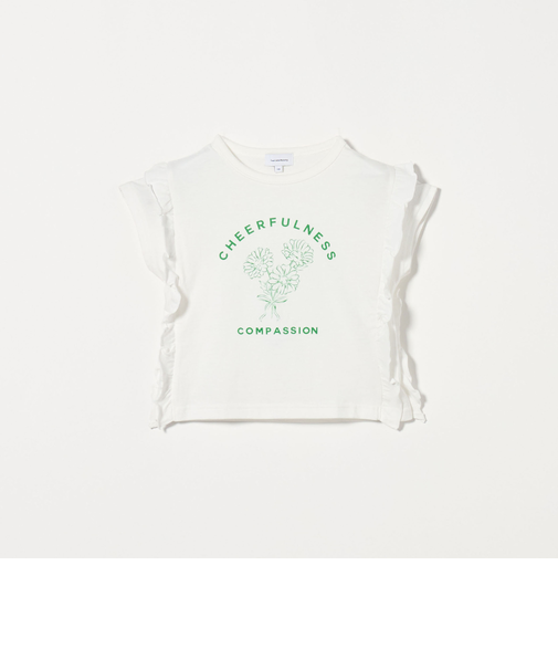 フラワー プリントTシャツ / キッズ  100cm-130cm