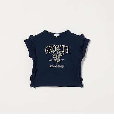 フラワー プリントTシャツ / キッズ 100cm-130cm