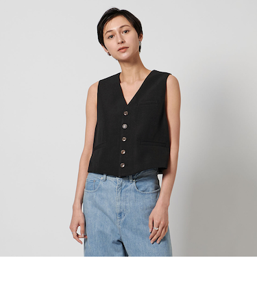 リネンライク ベスト