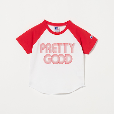 【別注】＜RUSSELL ATHLETIC＞ラグラン Tシャツ / キッズ  100cm-130cm