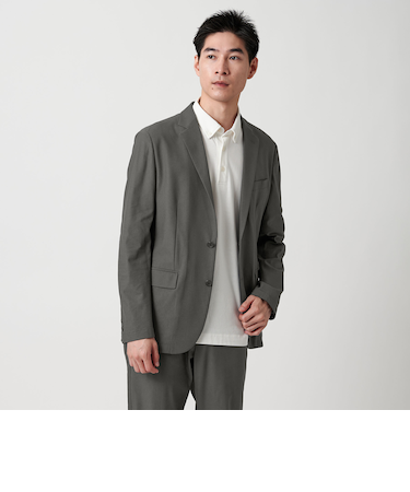 BREEZY トリコット ナロージャケット -ストレッチ・通気性-