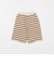 ミニ裏毛 ボーダー ショートパンツ / キッズ  140cm-160cm