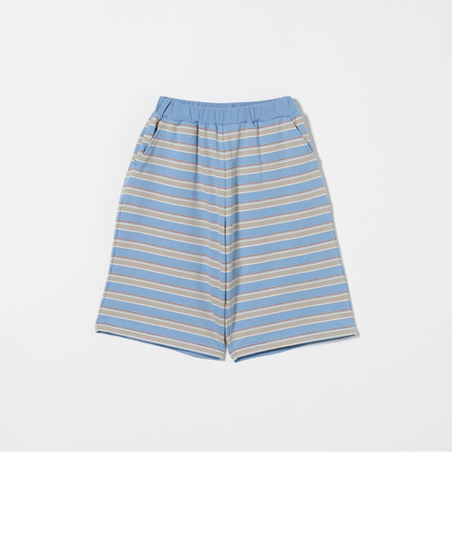 ミニ裏毛 ボーダー ショートパンツ / キッズ  140cm-160cm