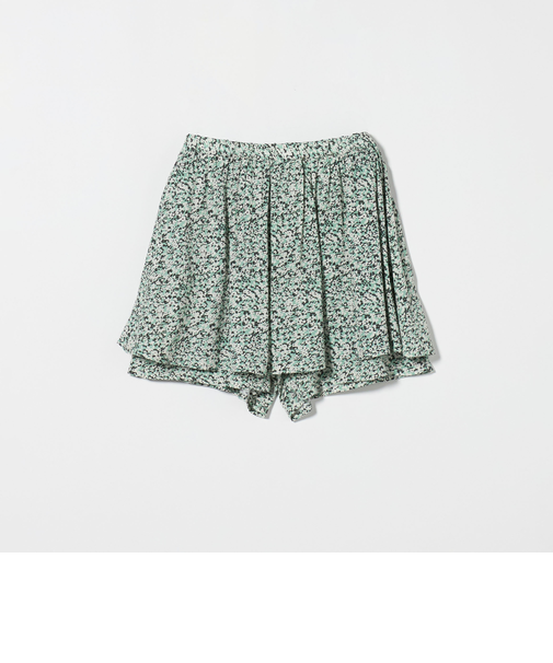 小花 ペプラム キュロットパンツ / キッズ  140cm-160cm