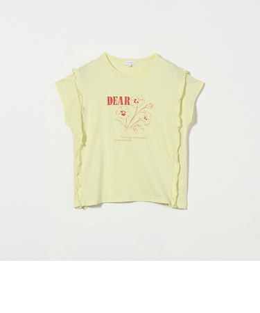 フラワー プリントTシャツ / キッズ  140cm-160cm