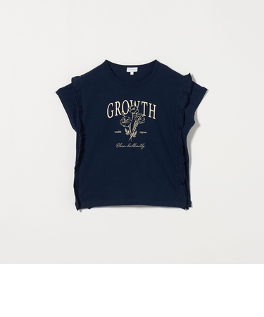 フラワー プリントTシャツ / キッズ  140cm-160cm