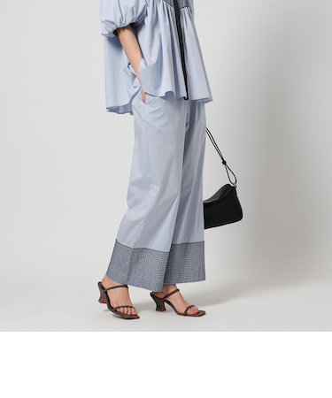 エンブロイダリー イージーパンツ