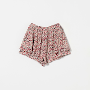 小花 ペプラム キュロットパンツ / キッズ  100cm-130cm