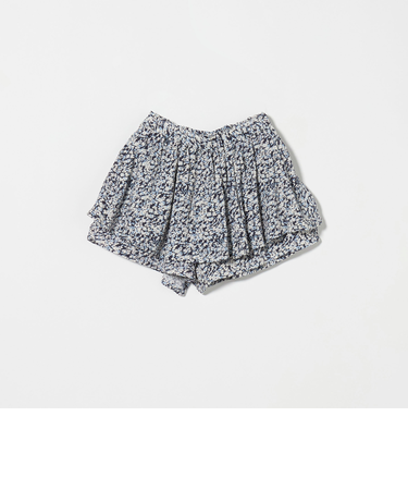 小花 ペプラム キュロットパンツ / キッズ  100cm-130cm