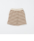 ミニ裏毛 ボーダー ショートパンツ / キッズ  100cm-130cm