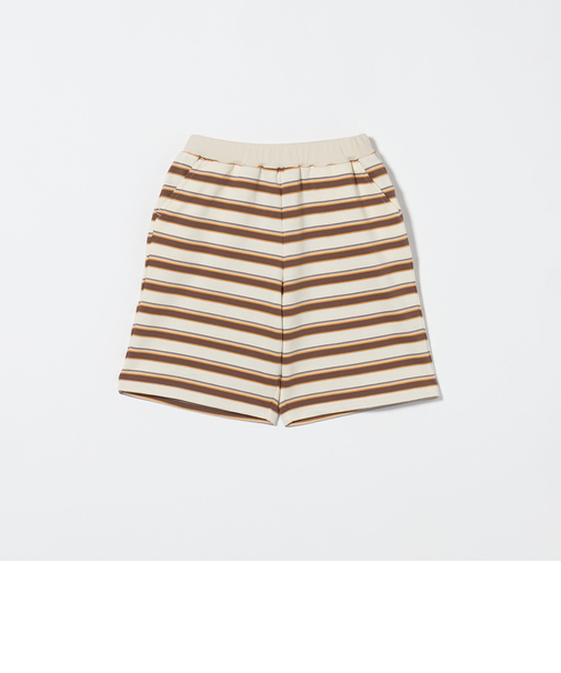 ミニ裏毛 ボーダー ショートパンツ / キッズ  100cm-130cm