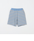 ミニ裏毛 ボーダー ショートパンツ / キッズ  100cm-130cm