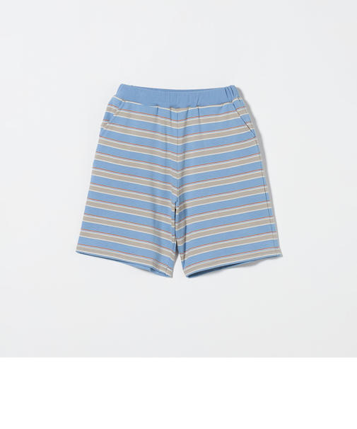 ミニ裏毛 ボーダー ショートパンツ / キッズ  100cm-130cm