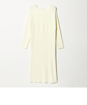 フェザー リブ ドルマン ボートネックワンピース ＜A DAY IN THE LIFE＞