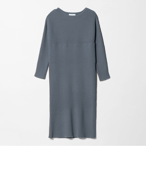 フェザー リブ ドルマン ボートネックワンピース ＜A DAY IN THE LIFE＞