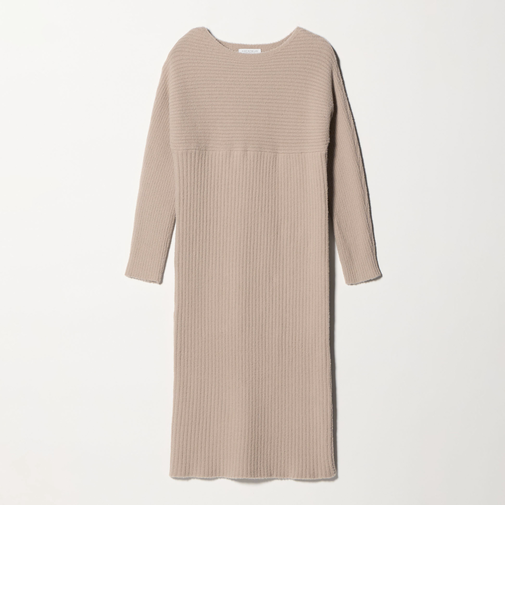 フェザー リブ ドルマン ボートネックワンピース ＜A DAY IN THE LIFE＞