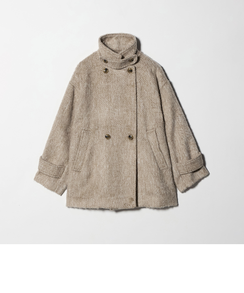 メランジ シャギー テーラードコート ＜A DAY IN THE LIFE