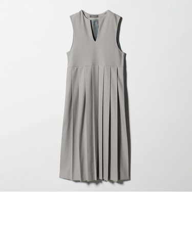 ニットメルトン プリーツ キーネック ジャンパースカート ＜A DAY IN THE LIFE＞