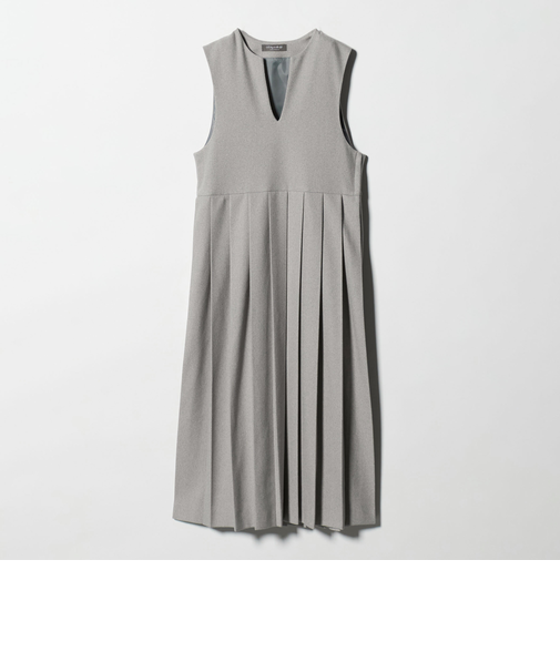 ニットメルトン プリーツ キーネック ジャンパースカート ＜A DAY IN THE LIFE＞