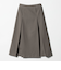 ニットメルトン タック フレアスカート ＜A DAY IN THE LIFE＞