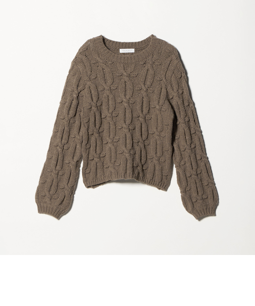 ビッグケーブル クルーネックニット ＜A DAY IN THE LIFE＞