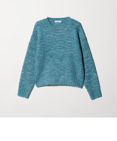 ミックスヤーン メランジ ガーターニット ＜A DAY IN THE LIFE＞