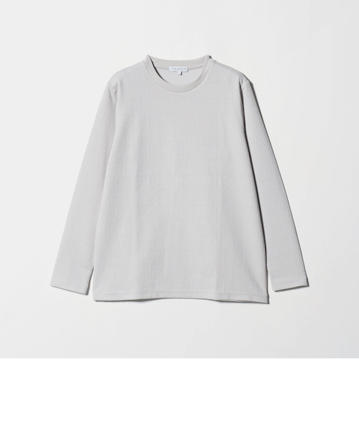 バウンシー タイル ジャガードカットソー<A DAY IN THE LIFE>