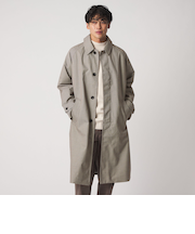 チェック ルーズ バルカラーコート＜A DAY IN THE LIFE＞